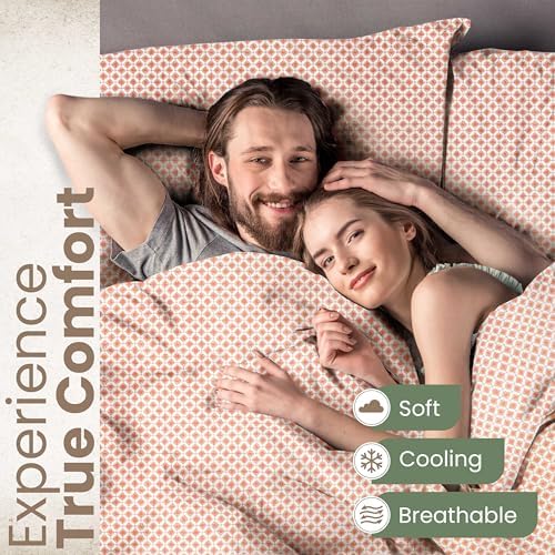 EcoPure Full Size Sheet Set, Orange