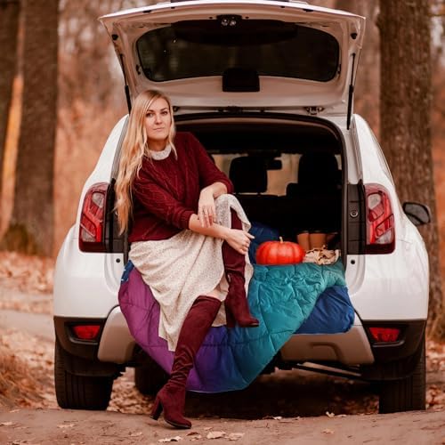 Camping Blanket Puffy Camp Blanket Large Outdoor Blanket