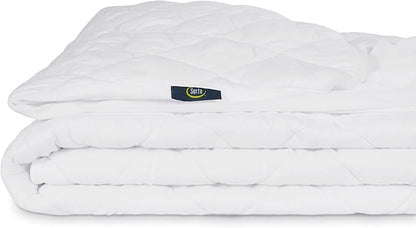 Serta Simply Clean Triple Action Mattress Pad, Waterproof Mattress Pad, Ultra Soft and Stain-Resistant Mattress Pad, Machine Washable, California King, White