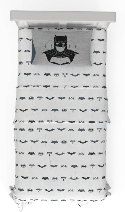 Franco Collectibles Batman DC Comics Bedding Super Soft Microfiber Twin Sheet Set, College Dorm Essentials, (Officially Licensed Product)