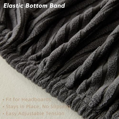 Bed Headboard Cover King, Stretch Head Board Slipcover Washable