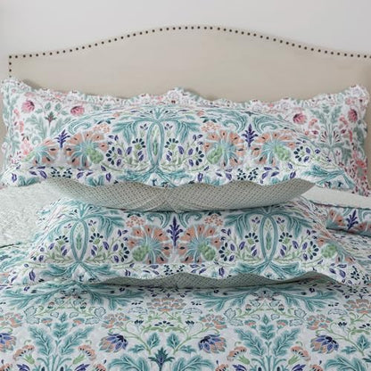 HoneiLife Quilt Sets King Size - Microfiber Bedspreads for King Bed, 3-Piece Lightweight Coverlets, Rustic Bed Cover King Quilt Bedding Sets All Season Quilts