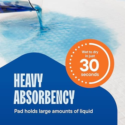 Chucks Pads Disposable Adult Incontinence Underpads 23"x36" Large Super Absorbent Protective Bed Pads,Leak-Proof_Pads – Pee_Pad for Kids,Adults and Pets-Dog & Puppy Training_Pads,100 Count (Pack of 2)