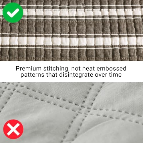 King Size Quilt-Lightweight Bedspreads Brown King Quilt Bedding Set