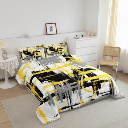 Feelyou Striped Comforter Set Twin Size Kids Boys Bedding