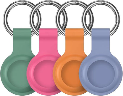 Compatible for AirTag Holder Keychain for Apple Air Tag 1st&2nd Generation | Airtag Key Chain Ring Case Cover for Air Tag Holder GPS Tracker Item Air Tags Finders Air Tagholder for Kids,Bags,Luggages