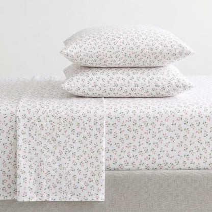Martha Stewart - Twin Size Sheet Set with Fitted Sheet & Pillowcase