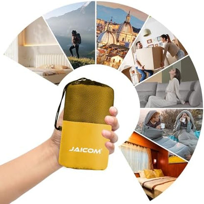 JAICOM Sleeping Bag Liner, Travel Sheets Ultralight Summer Sleeping Bag