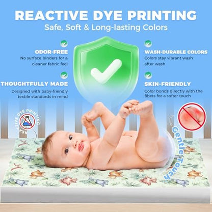 Potty Training Pee Pads for Kids & Toddlers Viscose from Bamboo 3 Pack,100% Waterproof Absorbent Non-Slip Bed Wetting Pad for Full Size Beds,Reusable Washable Sheet & Mattress Protector, 36x54