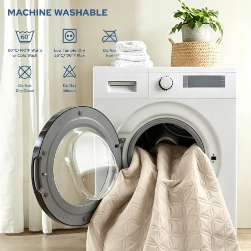 BEDLORE Waterproof Full Size Mattress Protector, Deep Pocket Fit, Washable