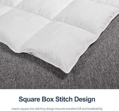 ACCURATEX Duvet Insert Super Queen Comforter, 400GSM,98x98