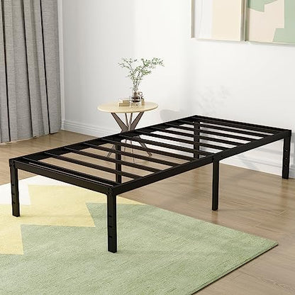 DiaOutro 18 Inch Narrow Twin Bed Frame 30" W x 75" L