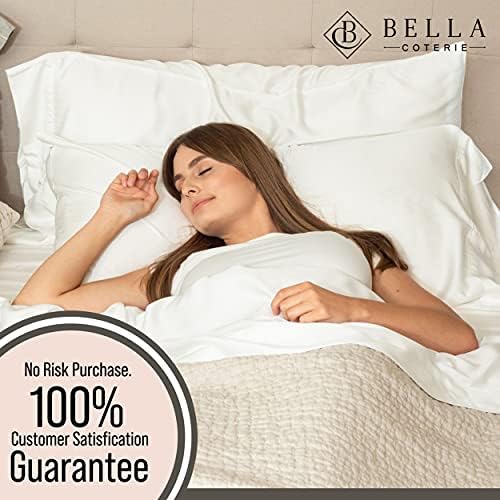 Bella Coterie | Luxury Bamboo Viscose Split King Size Fitted Sheet Only