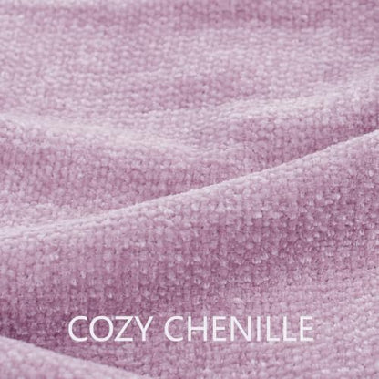 Chenille Throw Blanket for Couch 50" x 60", Lavender