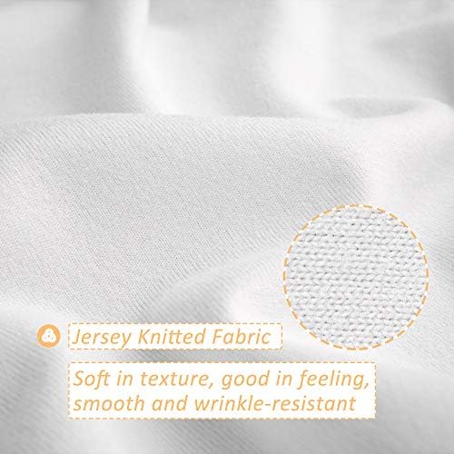 Mrs Awesome Stretch Jersey Box Spring Cover Full/Full XL, White