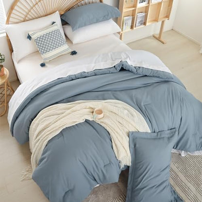 weigelia Full Comforter Set with Sheets - 7 Pieces Bed in a Bag Full