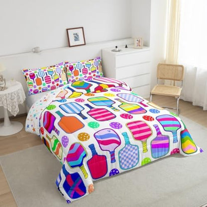Feelyou Pickleball Bedding Set Boys Girls Twin Size