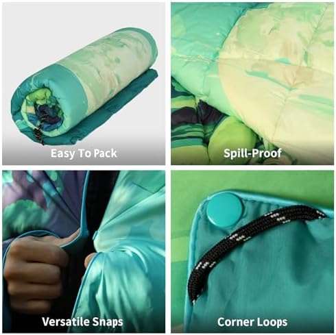 Camping Blanket Puffy Camp Blanket Large Outdoor Blanket