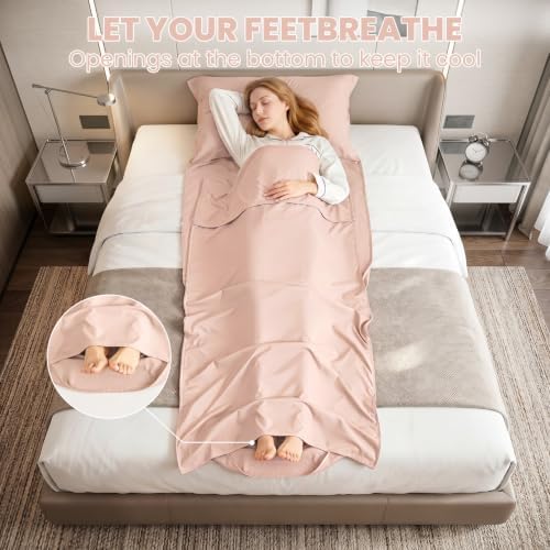 Sleeping Bag Liner,Extra Wide Travel Sheets for Hotel,3 Size