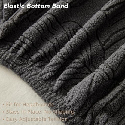 Bed Headboard Cover Twin, Stretch Head Board Slipcover Washable