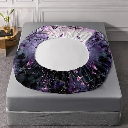 HOSIMA Death Skull Twin Size Bedding Set,1 Fitted Sheet+2 Pillowcases.