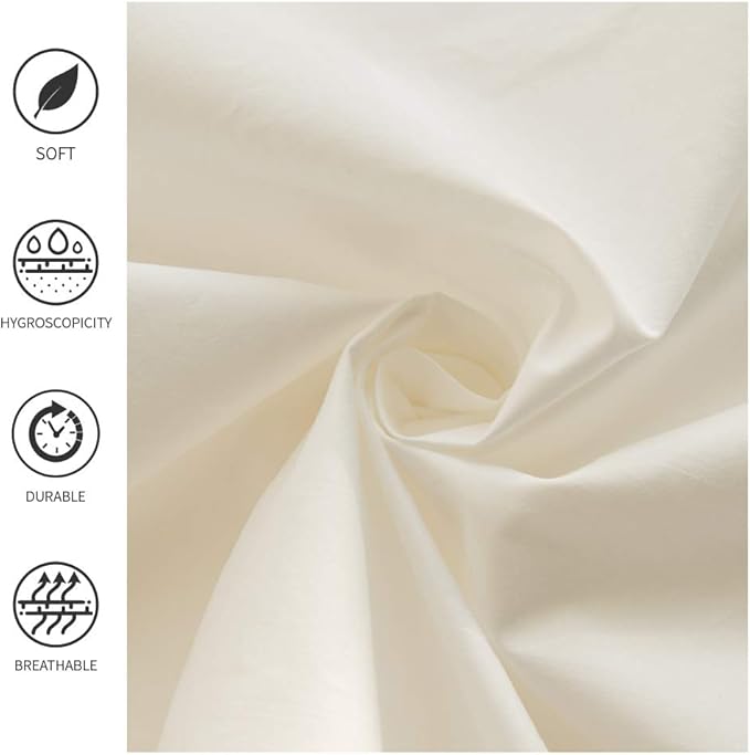Simple&Opulence Belgian Linen Bed Skirt with Classic 14 inch Tailored Drop Dust Ruffle, Easy Fit Breathable Premium Natural Flax- Pleated White, King