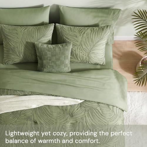 Full Size Comforter Sets-7 Pieces Soft Tufted Bed in a Bag Full Bedding Set