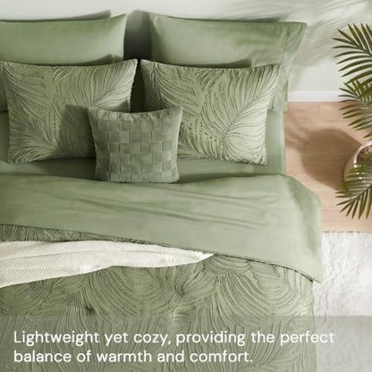 Full Size Comforter Sets-7 Pieces Soft Tufted Bed in a Bag Full Bedding Set