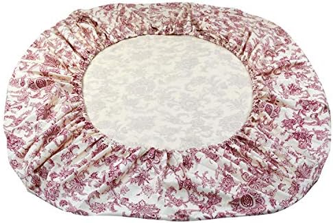 FADFAY Bed Set Red Floral Leaves Bedding Elegant Bed Sheets Set Luxury Bedding Sheet 800 Thread Count 100% Egyptian Cotton Deep Pocket Fitted Sheet, Girls Women 4 Piece-Twin Size