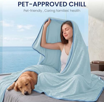 Topcee Cooling Blanket Twin 60"x90" for Hot Sleepers Summer Blanket