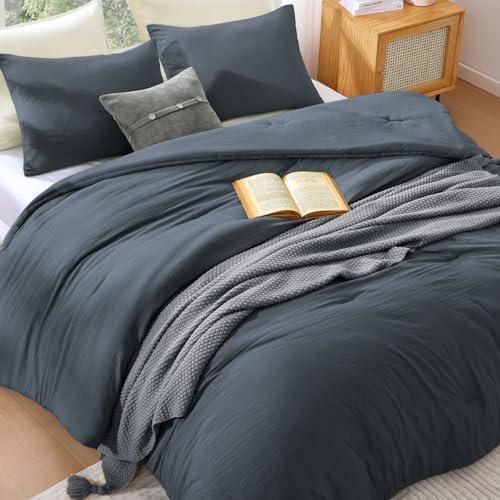 WRENSONGE Oversized King Comforter Set-3 Pieces Soft Comforter Size Bedding