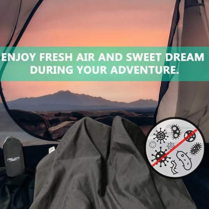 Frelaxy Sleeping Bag Liner, XL Travel Sheet for Camping, Hotels and Hostels