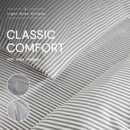 Monbix King Size Comforter Set-7 Pieces Soft Bed in a Bag King Bedding Set