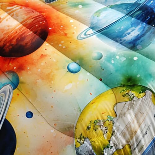 Universe Series Twin Size Comforter for Boys with 2 Pillowcases.