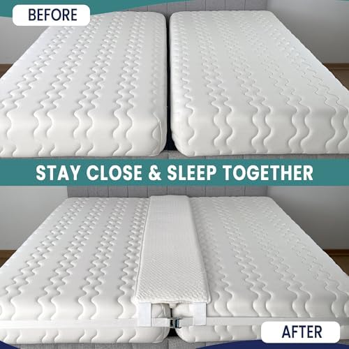 Bed Bridge, Split King Gap Filler for Adjustable Bed, 12"x80"