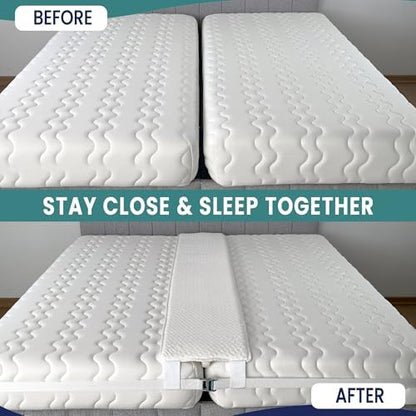 Bed Bridge, Split King Gap Filler for Adjustable Bed, 12"x80"
