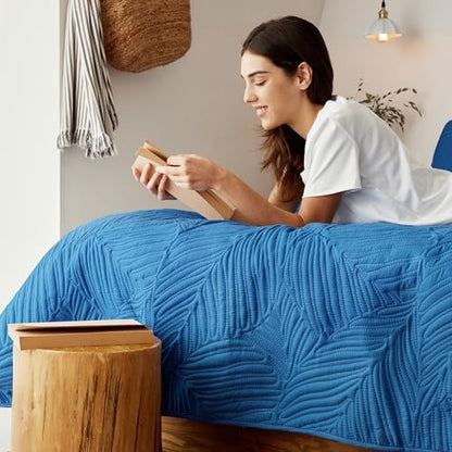 Exclusivo Mezcla Lightweight King Quilt Bedding Set, Soft Microfiber