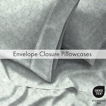RUVANTI 100% Cotton Full Sheet Set, Crisp and Soft, Everbloom Studio