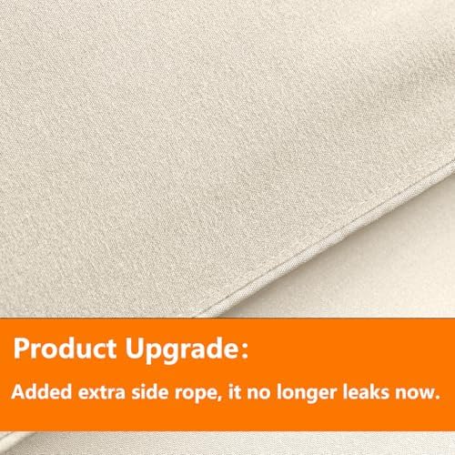 TAIMIT Light Beige Twin Size Comforter Set - 5 Pieces, Bed in a Bag Bedding Sets with All Season Soft Quilted Warm Fluffy Reversible Comforter,Flat Sheet,Fitted Sheet,1 Pillow Shams,1 Pillowcases