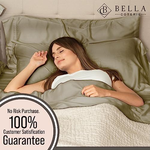 Bella Coterie | Luxury Bamboo Viscose Cal King Size Fitted Sheet Only