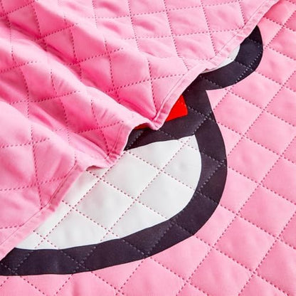 Hello Kitty Sheet Set - Bundle of Bedding with Bedspread, Flat Sheet, Fitted Sheet, and Pillowcase for Twin Bed, More | Bedroom Decor