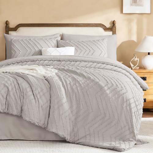 Litanika Super King Comforter Set with Sheets, 7 Pieces Boho Bed Set
