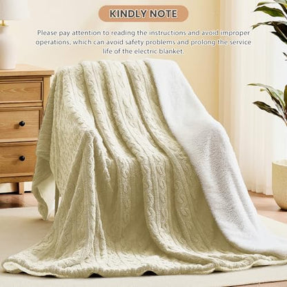 Homemate Heated Electric Blanket Full Size 72"x84" Heating Blanket