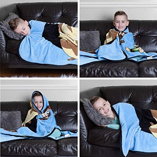 Franco Kids Bedding Soft Plush Micro Raschel Throw, 46 in x 60 in, Avatar The Last Airbender