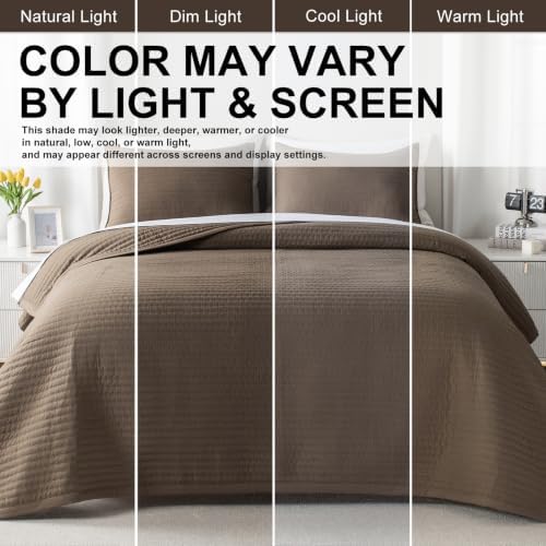 XL King Quilt Set 108 x 98 in, Lightweight, Cub