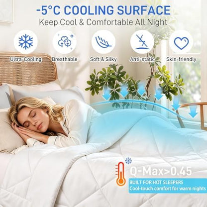 Cooling Comforter for Hot Sleepers Night Sweats King Summer/Fall Comforter