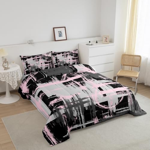 Feelyou Striped Comforter Set Full Size Kids Boys Bedding