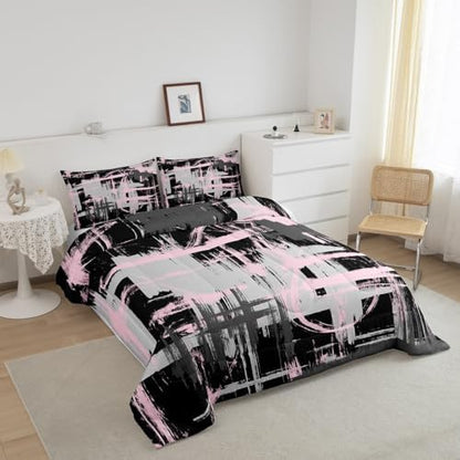 Feelyou Striped Comforter Set Full Size Kids Boys Bedding