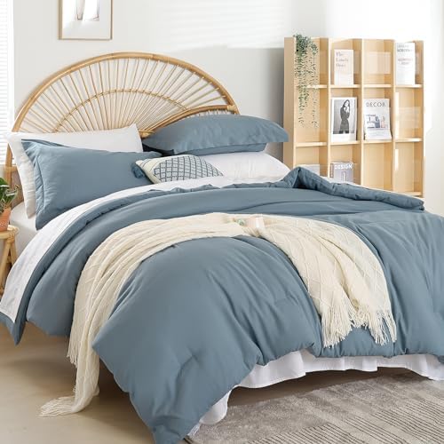 weigelia Queen Comforter Set with Sheets - 7 Pieces Bed in a Bag Queen