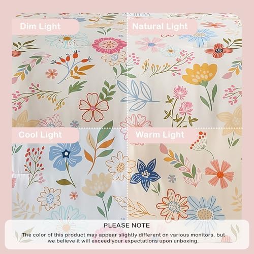 Full Size Comforter Sets for Girls - 7 Pieces Floral Full Size Bedding Sets